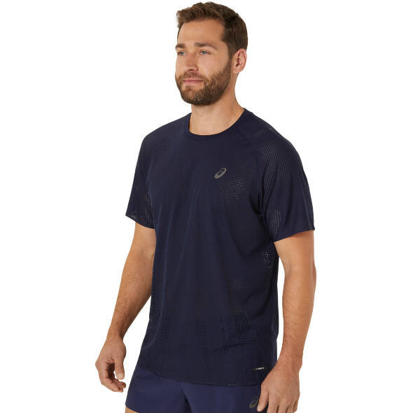 Koszulka Asics Metarun SS Top granatowa męska