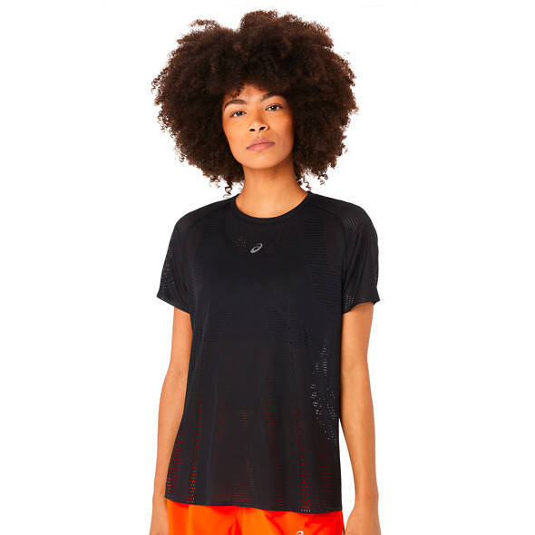 Koszulka Asics Metarun SS Top damska czarna 