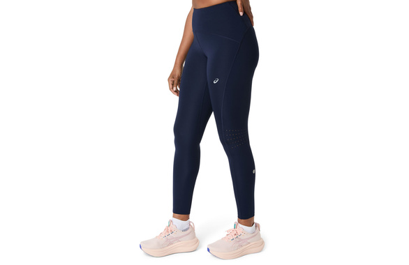 Legginsy Asics Road High Waist Tight damskie granatowe