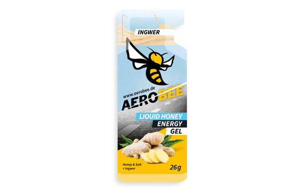 Żel Aerobee Liquid Honey Energy Gel 26g miód + imbir