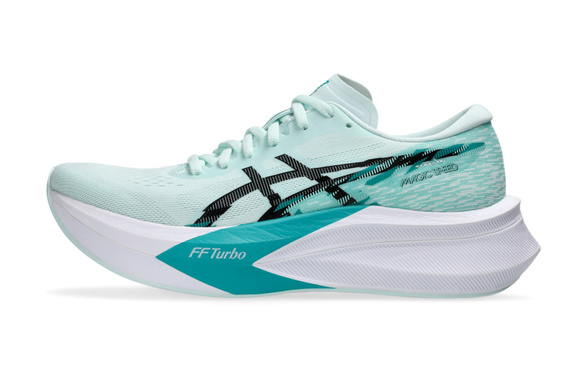 Buty Asics Magic Speed 4 damskie biało-niebieskie SS25