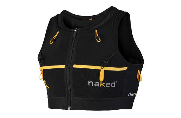 Kamizelka Naked Running Vest High Capacity czarna męska + 2 soft flaski - 3 l