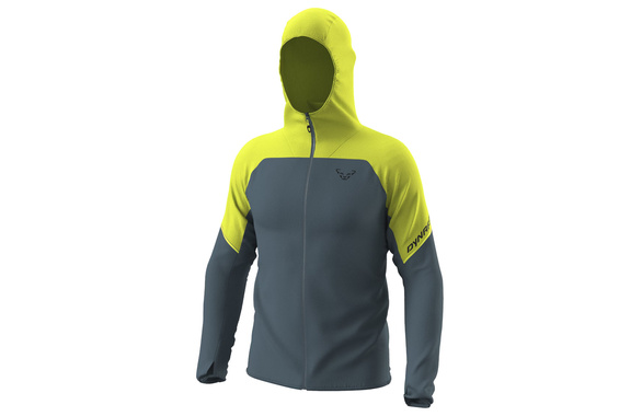 Kurtka Dynafit Alpine Wind Jacket szaro-żółta męska 