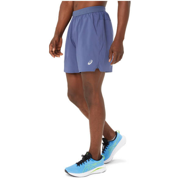 Spodenki Asics Road 2-n-1 7in Short szaro-niebieskie męskie