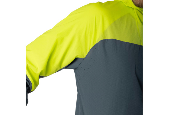 Kurtka Dynafit Alpine Wind Jacket szaro-żółta męska 