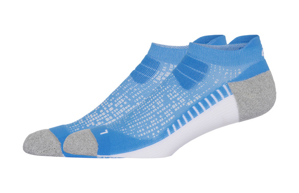 Skarpety Asics Performance Run socks ankle szaro-niebieskie