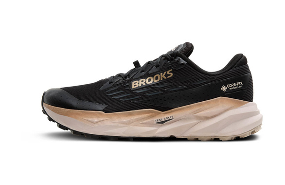 Buty Brooks Cascadia 19 z membraną G-TX (wodoodporne) czarno-beżowy męskie AW25