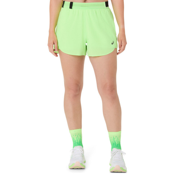 Spodenki Asics Metarun Split Short damskie zielone