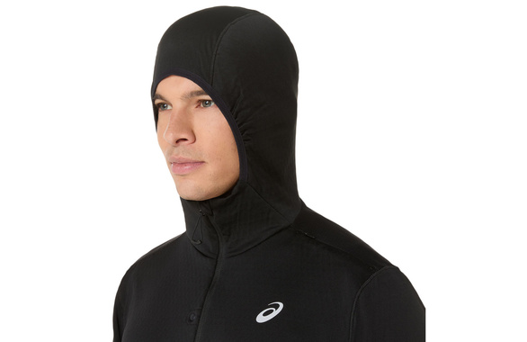 Bluza Asics Road Winter LS Hoodie czarna męska