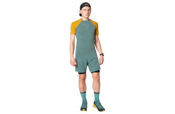Spodenki Dynafit Ultra 2-in-1 Shorts zielone męskie 