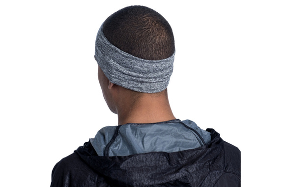 Opaska Buff Dryflx Headband Solid Light Grey szara