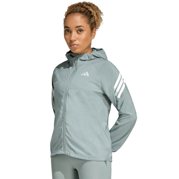 Kurtka Adidas Adi365 Iconic Running zielona damska