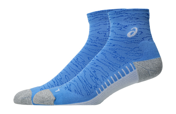 Skarpety Asics Performance Run Quarter Socks niebiesko-szare