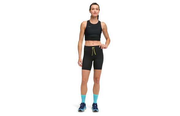 Krótkie legginsy Hoka Skybreeze Half Tight damskie czarne 