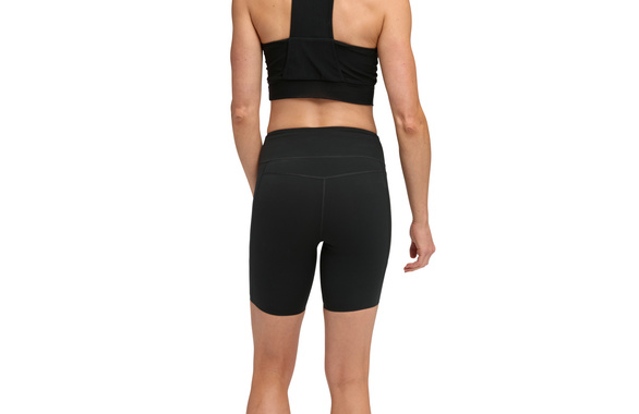 Krótkie legginsy Hoka Skybreeze Half Tight damskie czarne 