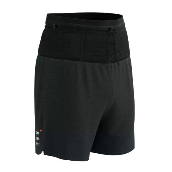 Spodenki Compressport Trail Racing Overshort czarne męskie