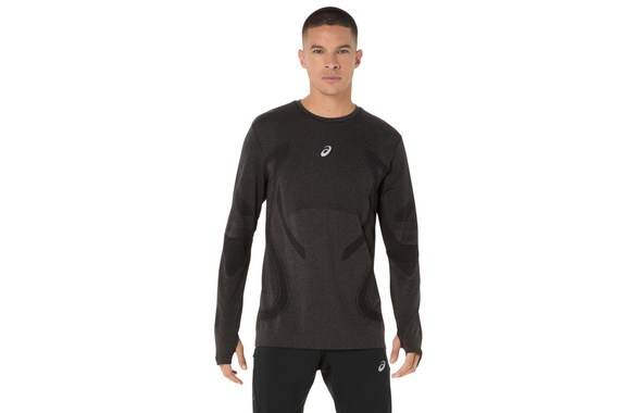 Koszulka Asics Road Seamless Ls Top czarna męska AW25
