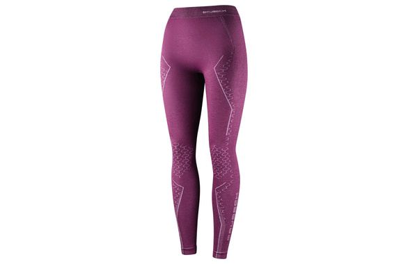 Getry termoaktywne Brubeck Extreme Wool LE1351W z wełny merino damskie fuksjowe