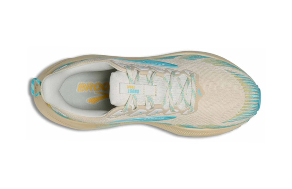 Buty Brooks Ghost Trail damskie kremowo-niebieskie SS26