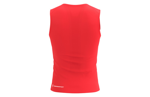 Koszulka Compressport Trail Racing Tank czerwona męska