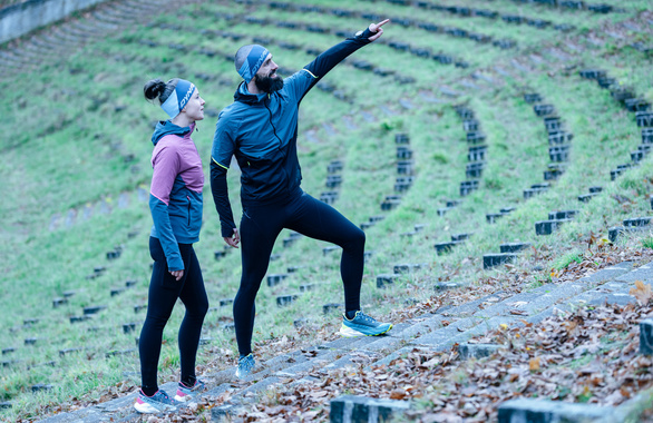 Legginsy Dynafit Winter Running Tights czarne męskie AW25