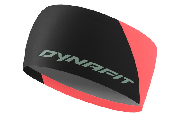 Opaska Dynafit Performance 2 Dry Headband czarno - koralowa