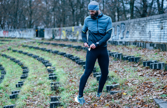 Legginsy Dynafit Winter Running Tights czarne męskie AW25