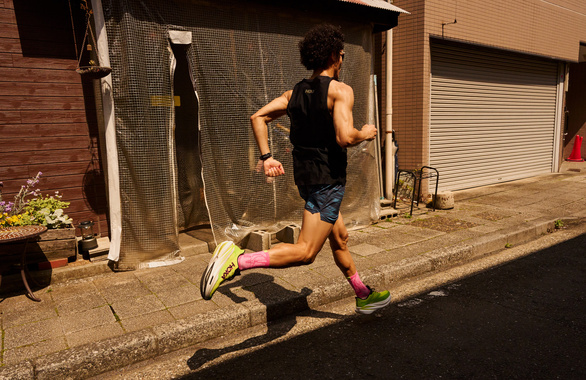 Koszulka Hoka Race Day Singlet czarna męska
