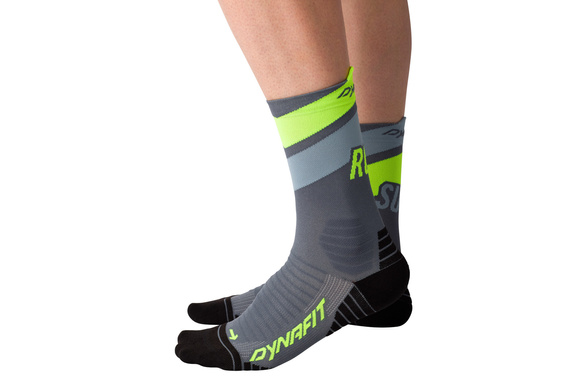Skarpety Dynafit Ultra Crew Socks szaro-zielone