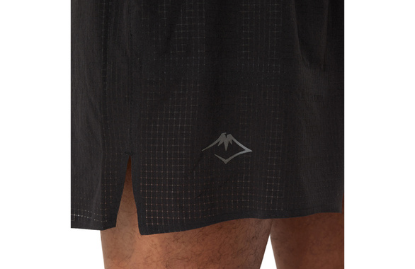 Spodenki Asics Fujitrail Elite Short czarne męskie 