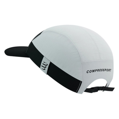 Czapka Compressport 5 Panel Light Cap czarno-biała 