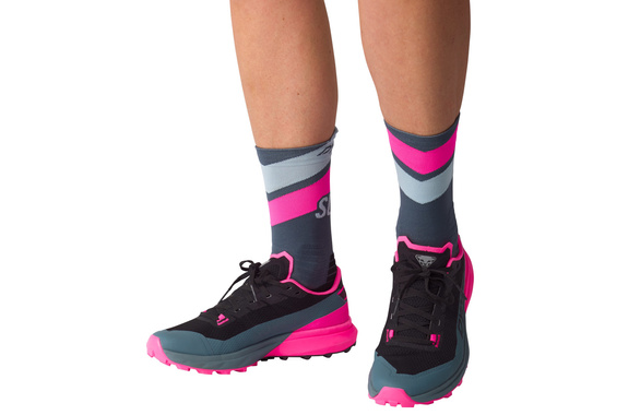 Skarpety Dynafit Ultra Crew Socks szaro-różowe