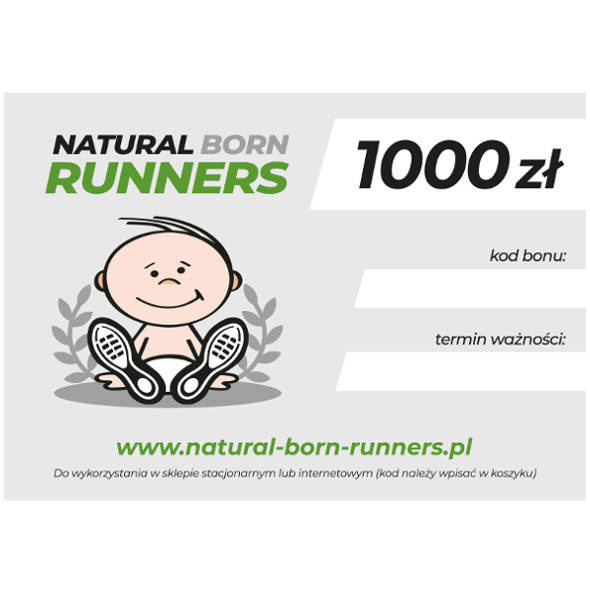 Bon / Voucher upominkowy Natural Born Runners 1000 zł