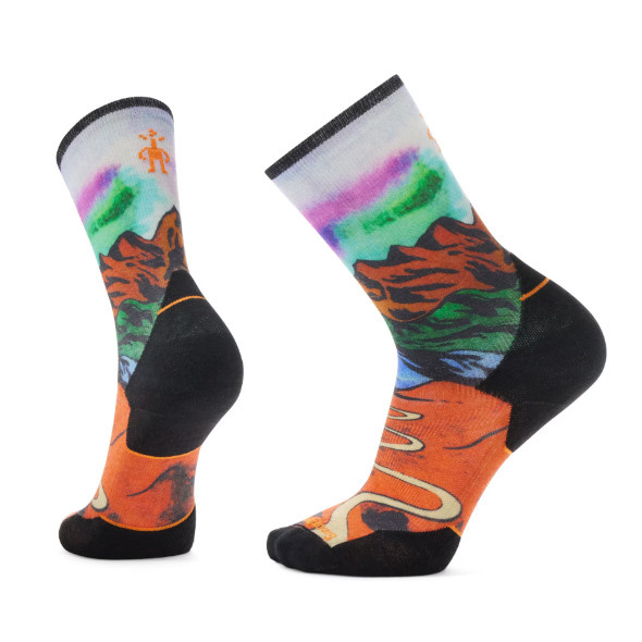 Skarpety Smartwool Trail Run Targeted Cushion Singletrack Print Crew Socks 