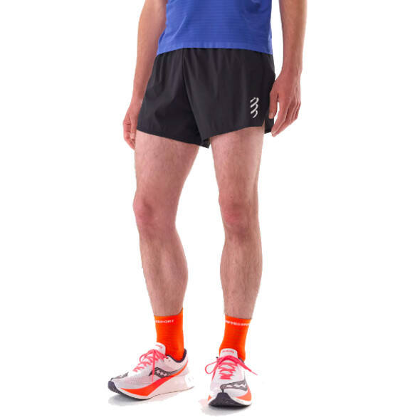 Spodenki Compressport Racing Split Short czarne męskie