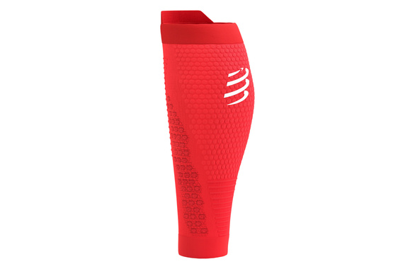 Opaski kompresyjne Compressport R2 3.0 fluo czerwone