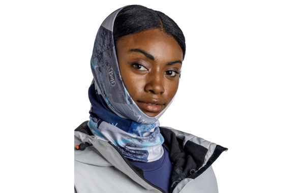 Chusta/maska Buff Thermonet Synth Blue niebiesko-szara