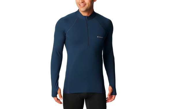 Bluza termiczna Columbia Midweight Baselayer Half Zip granatowa męska 