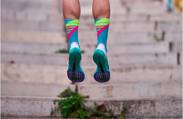Skarpety Incylence Running Ladders Blue Pink (High Cut) niebiesko-różowe
