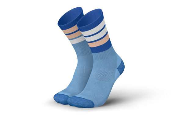 Skarpety Incylence Merino Strive Blue Light Pink (High Cut) niebiesko-różowe