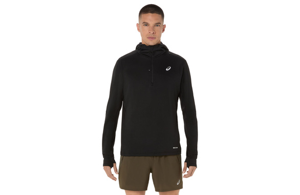 Bluza Asics Road Winter LS Hoodie czarna męska