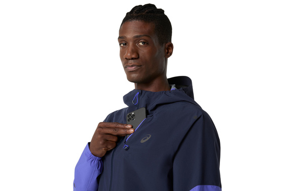 Kurtka Asics Metarun Legend Jacket granatowo-fioletowa męska