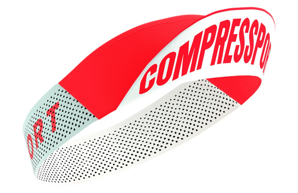 Daszek Compressport Pro Racing Visor czerwono-biały