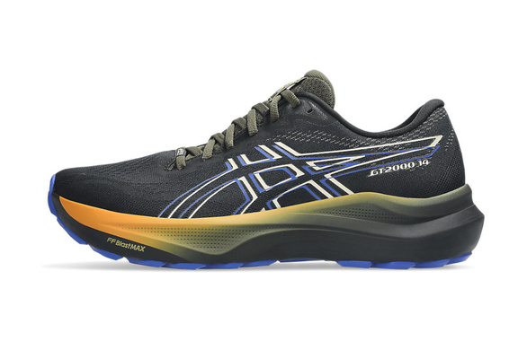 Buty Asics GT-2000 14 z membraną G-Tx (wodoodporne) czarno-żółte męskie AW25