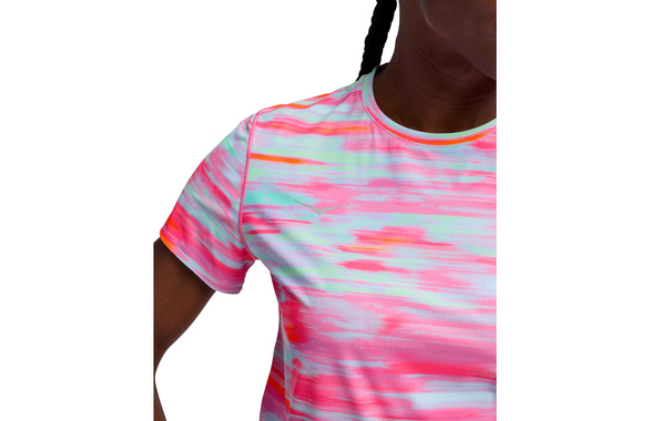 Koszulka Hoka Airolite Short Sleeve 2.0 damska kolorowa