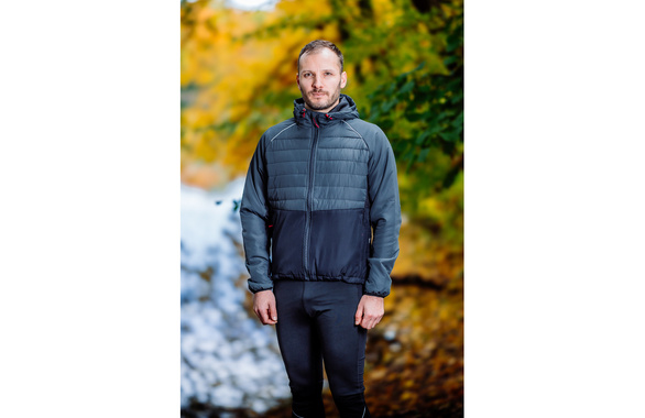 Kurtka Dobsom R-90 Hybrid Jacket szaro-czarna męska