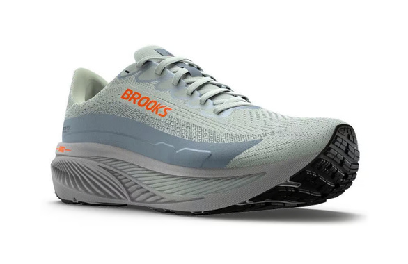 Buty Brooks Ghost 17 z membraną G-Tx (wodoodporne) jasnoszare męskie AW25