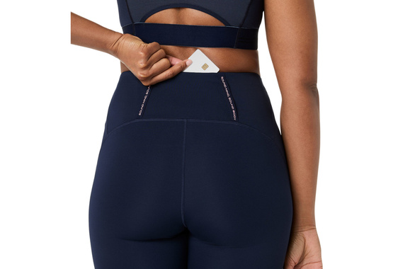 Legginsy Asics Road High Waist Tight damskie granatowe