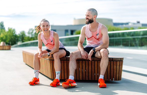 Koszulka Asics MetaSpeed Singlet czerwona męska  