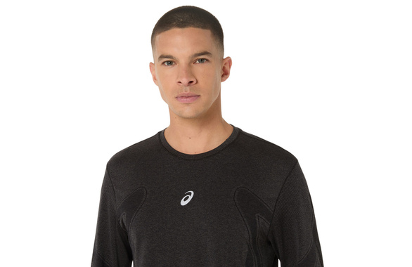 Koszulka Asics Road Seamless Ls Top czarna męska AW25